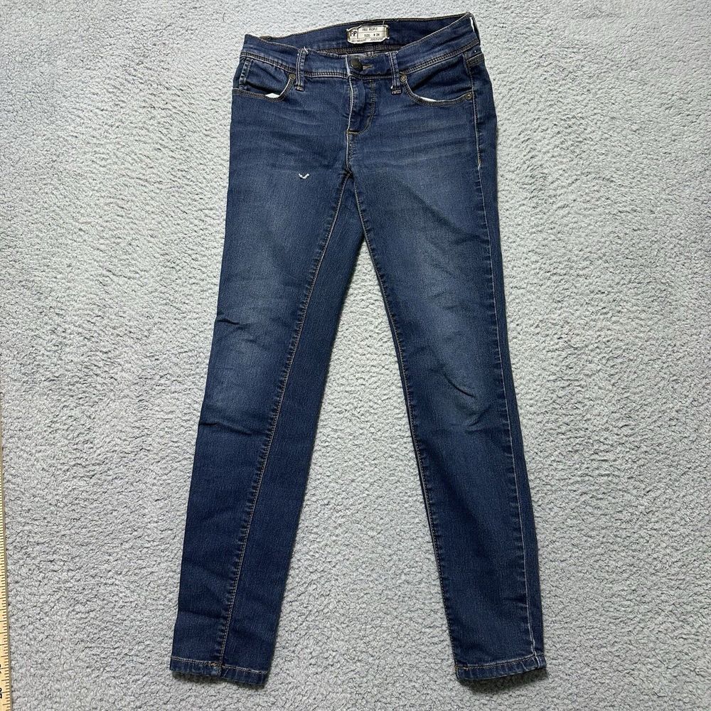 Free People Womens Size W25R High Rise Stretch Skinny Jeans Model 61855-16515125